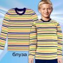 Блуза тънка райе 1 цветно