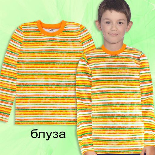 Блуза тънка райе 2 цветно