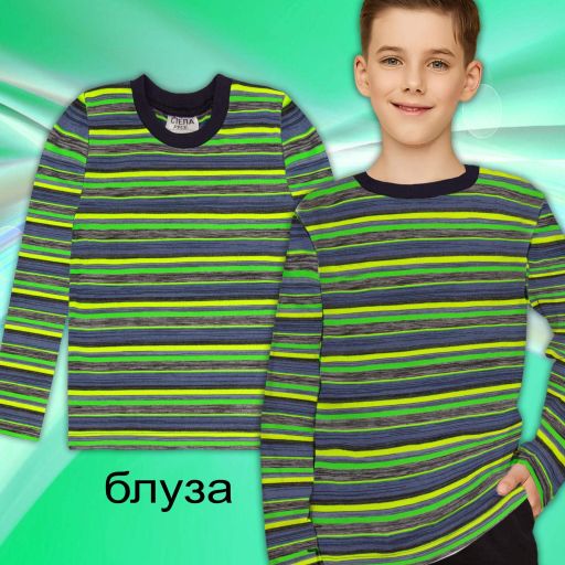 Блуза тънка райе в резеда