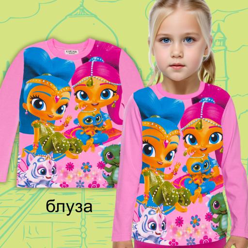 Блуза тънка Искрица и Сияйница в розово