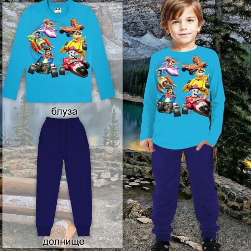 Комплект тънък 2 части (б/д) Пес Патрул в синьо