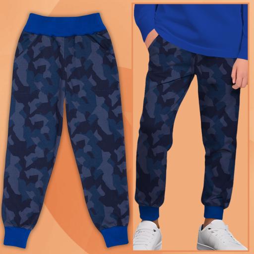 Долнище камуфлаж в мастиленосиньо