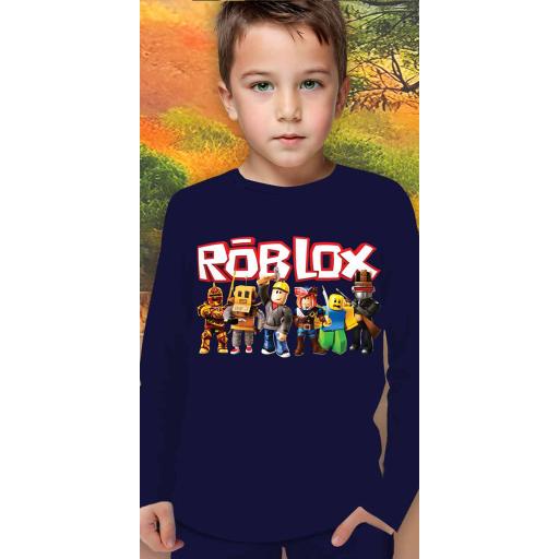 Блуза тънка ROBLOX в тъмносиньо