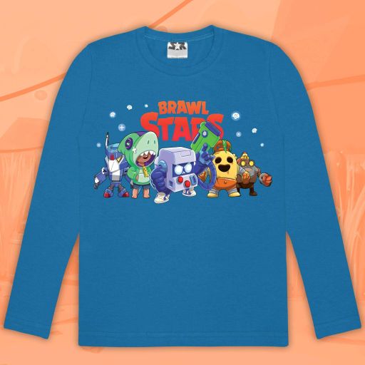 Блуза тънка Brawl Stars синьо