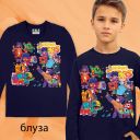 Блуза тънка Brawl Stars в тъмносиньо