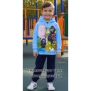 Комплект дебела вата 2 части (с/д)  Барбарони в светлосиньо