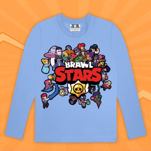 Блуза тънка Brawl Stars синьо