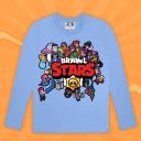Блуза тънка Brawl Stars синьо