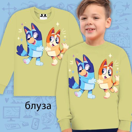 Блуза дебела вата Блуи в светло хаки