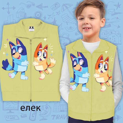 Елек дебела вата Блуи в светло хаки