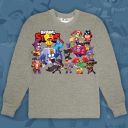 Блуза дебела вата Brawl Stars в сиво