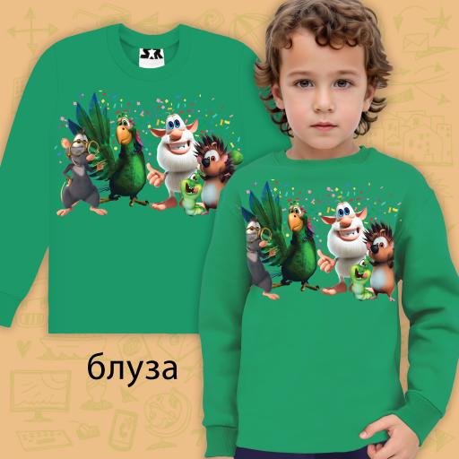 Блуза дебела вата Booba зелено