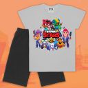 Комбинация 2 части (б/к) Brawl Stars в сиво