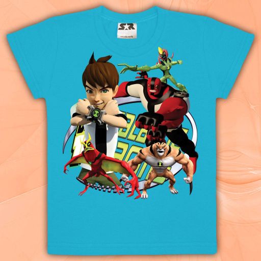 Тениска с Ben 10 наситеносиньо
