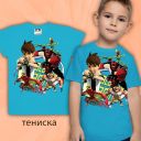Тениска с Ben 10 наситеносиньо