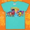 Тениска с Brawl Stars в мента