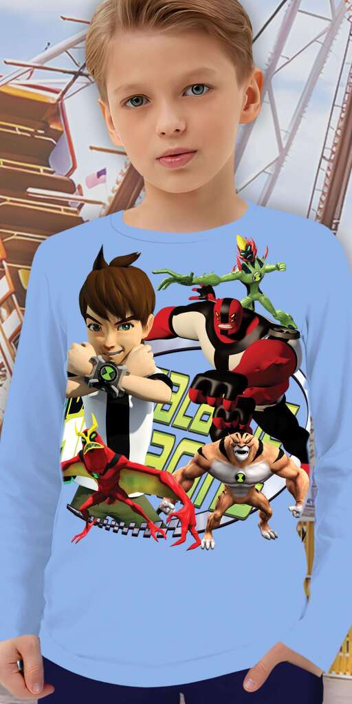 Блуза тънка Ben 10 в синьо