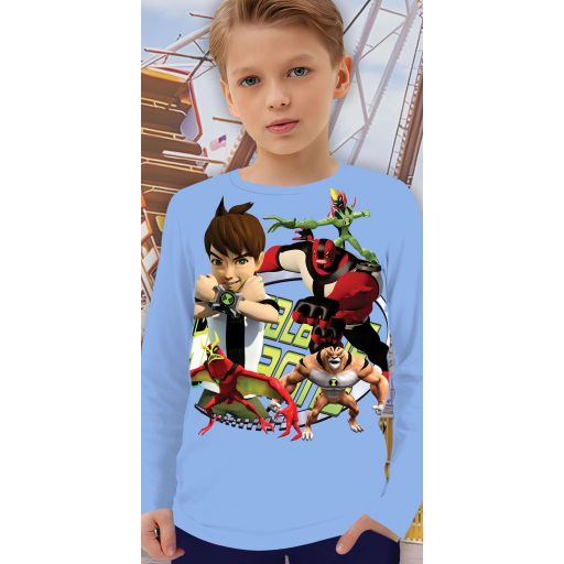 Блуза тънка Ben 10 в синьо