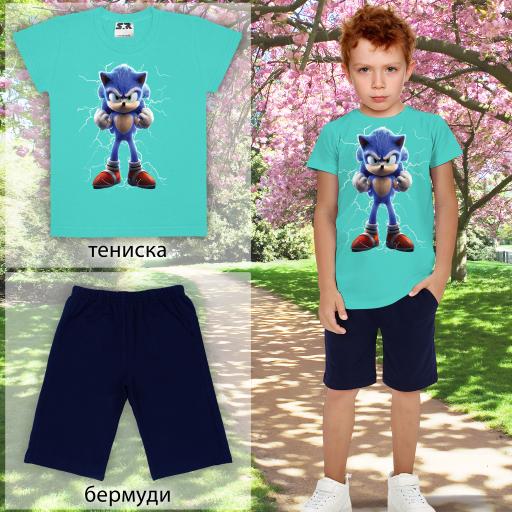 Комбинация 2 части (т/б) Супер Соник в мента