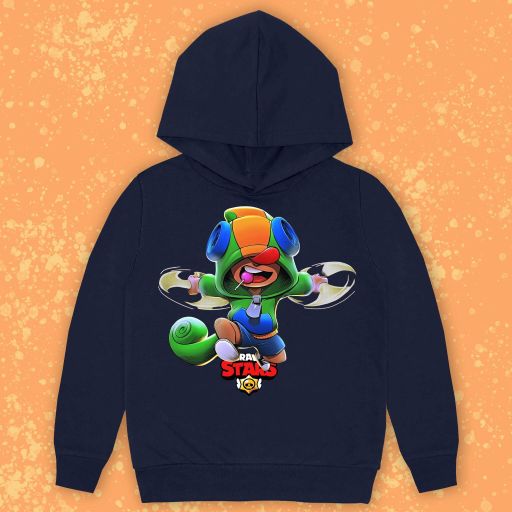 Блуза с качулка Brawl Stars тъмносиньо