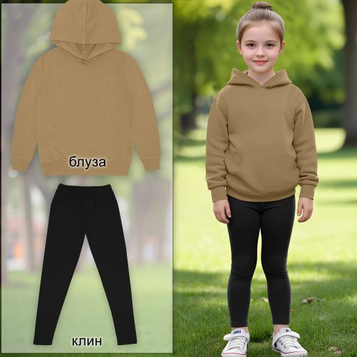 Комплект плътен 2 части (б.к.-к.) хаки