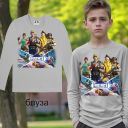 Блуза тънка Фортнайт в сиво