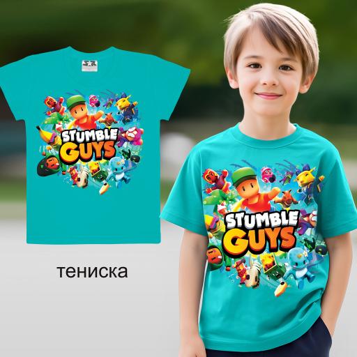 Тениска Стъмбъл гайс в морскосиньо