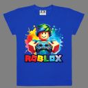 Тениска с Roblox в мастиленосиньо