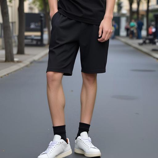 Бермуди 3/4 в черно