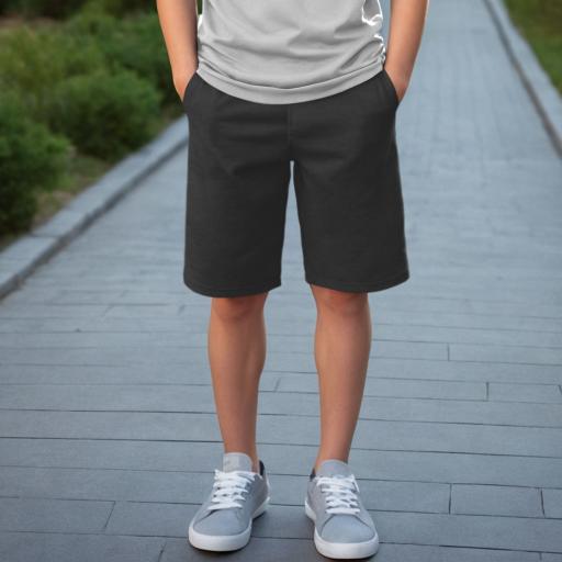 Бермуди 3/4 в тъмносиво