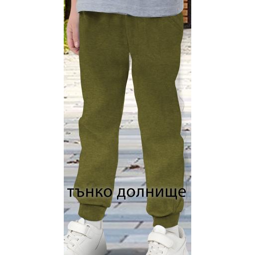 Долнище тънко в хаки