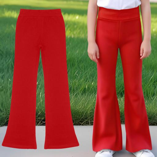 Панталон чарлстон в червено