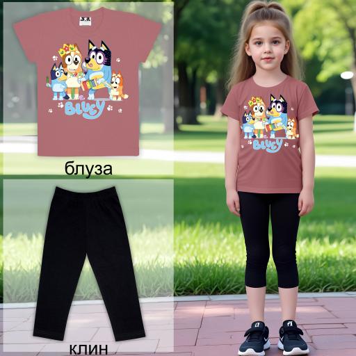 Комбинация 2 части (т/к) Блуи пепел от рози