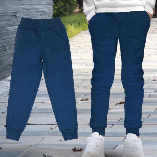 Долнище тънко рипс тъмен парламент