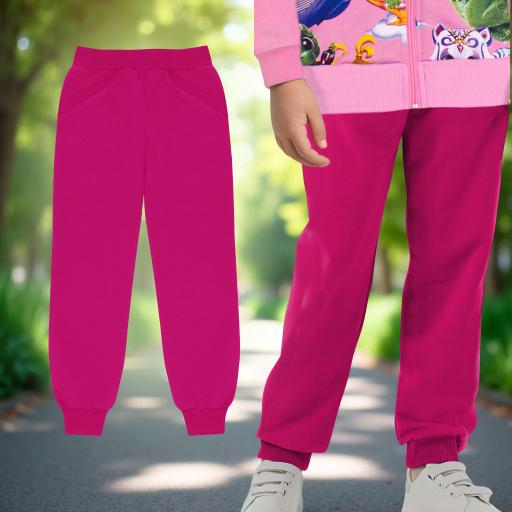 Долнище дебела вата в циклама