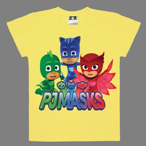 Тениска PJ Masks в жълто