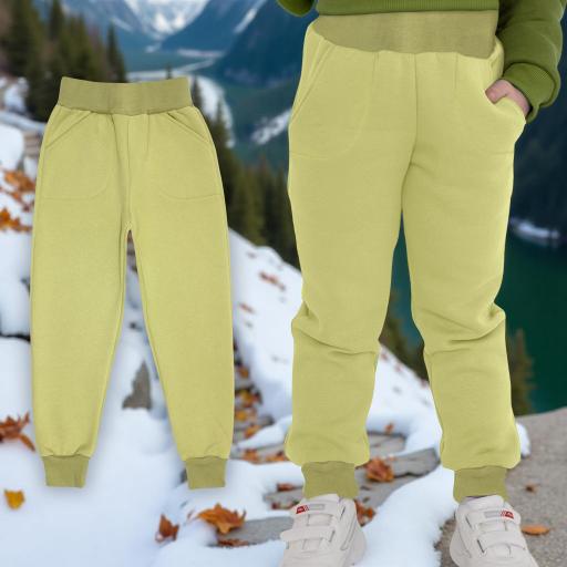 Долнище дебела вата в светло хаки