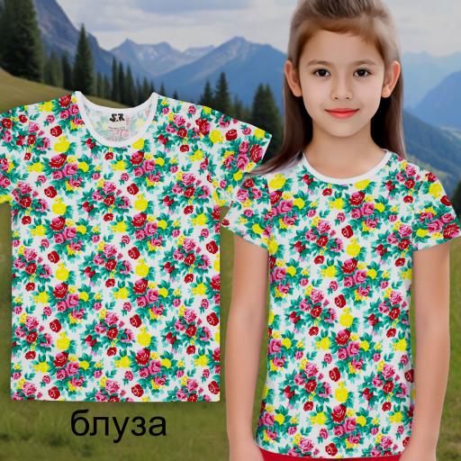 Тениска с цветя № 7