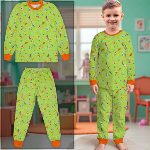 Пижама веселите играчки в резеда