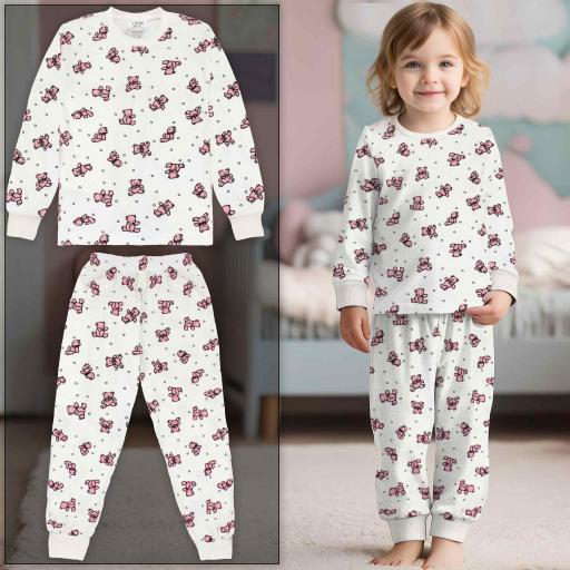 Пижама плътна Мечета