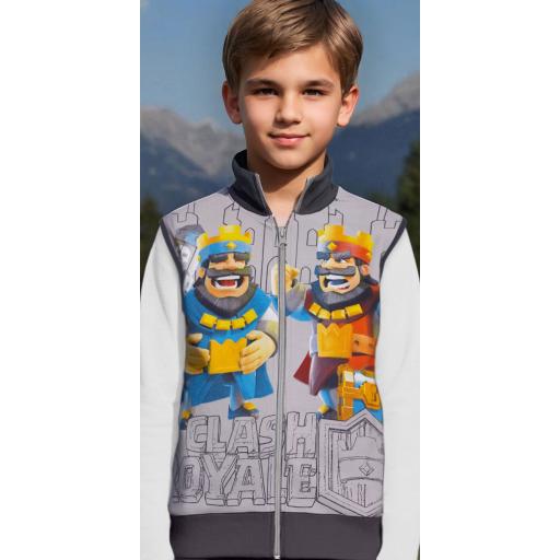 Елек Clash Royale в сиво