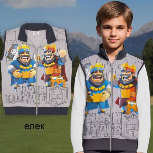 Елек Clash Royale в сиво