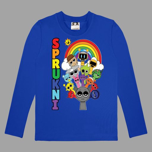 Блуза Sprunki с весел дизайн и дъга