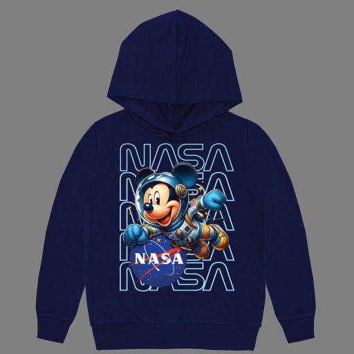 „Син суичър за момче с космонавт и NASA надпис“