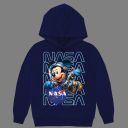 „Син суичър за момче с космонавт и NASA надпис“