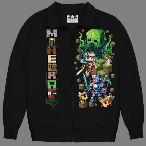 Детски суичър Minecraft – удобен и стилен за училище и игри“
