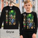 „Детска Minecraft блуза – черна, удобна и стилна“