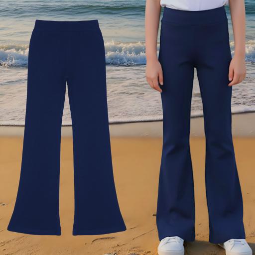 Панталон чарлстон в тъмносиньо