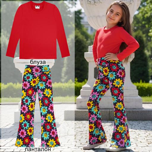 Комплект 2 части (б/п) №17 в червено