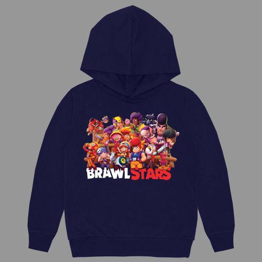 „Суичър с качулка – Brawl Stars дизайн за деца“
